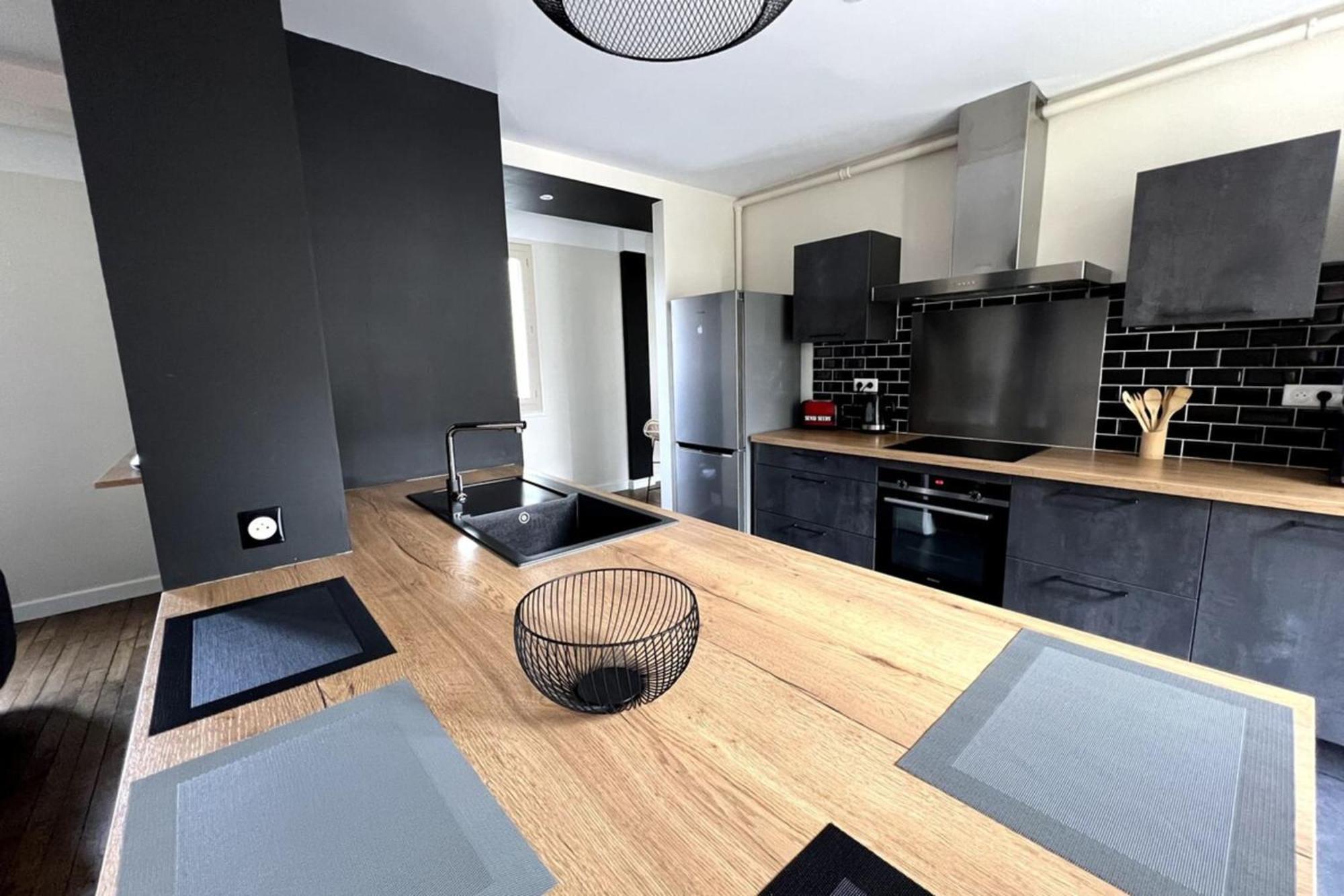 Casa Brune - T3 En Centre Ville - Proche Gare Brive-la-Gaillarde Exterior photo
